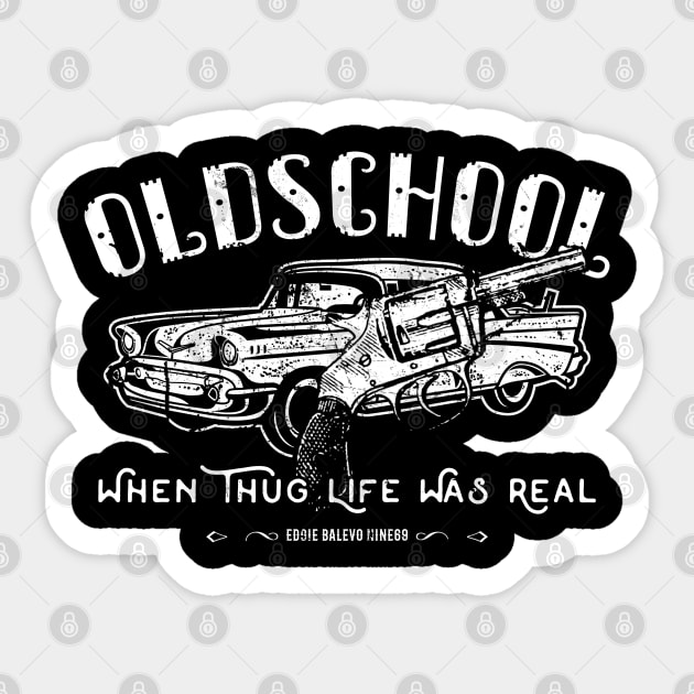 Old School Mafia.... Sticker by EddieBalevo